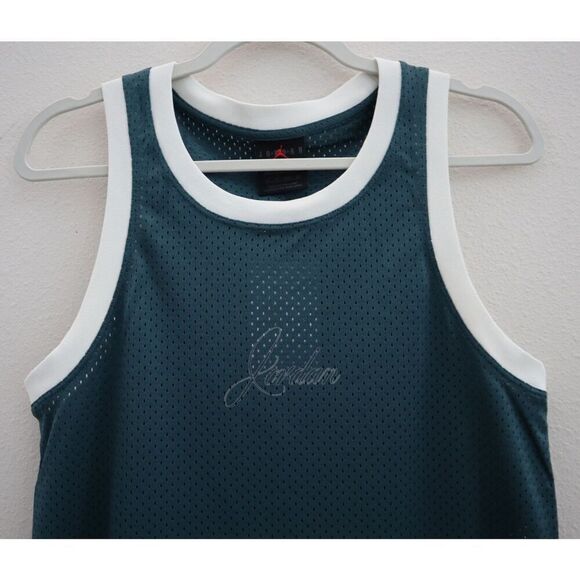 Nike Air Jordan HJ6368-366 Women's Sz XS Green Heritage Jumpman Jersey Dress - Picture 4 of 13